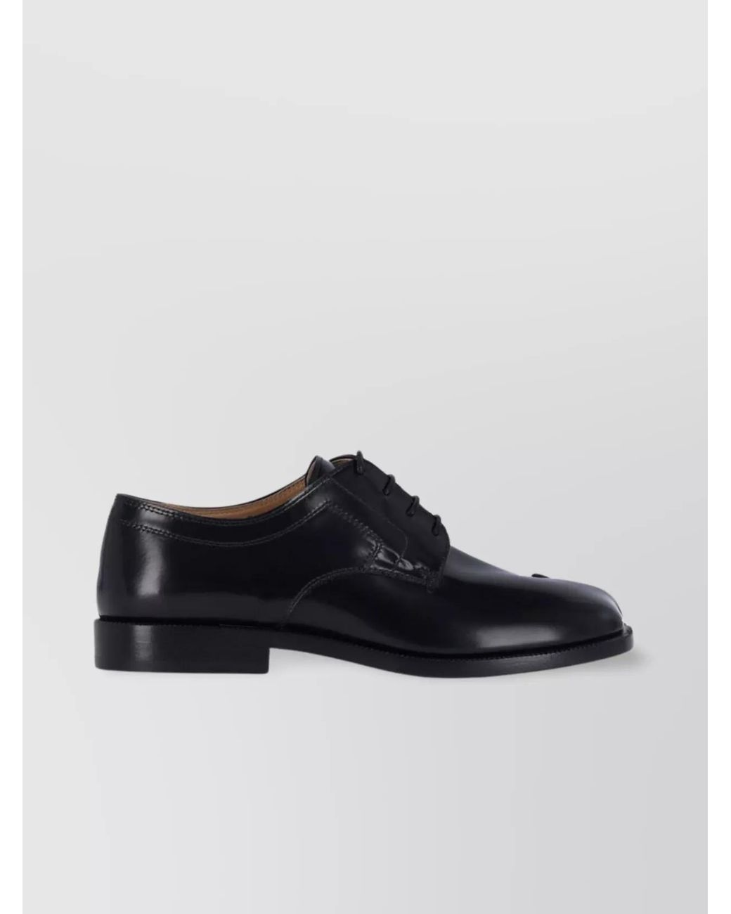 Maison Margiela Lace-Up Split Toe Shoes in Black | Lyst UK