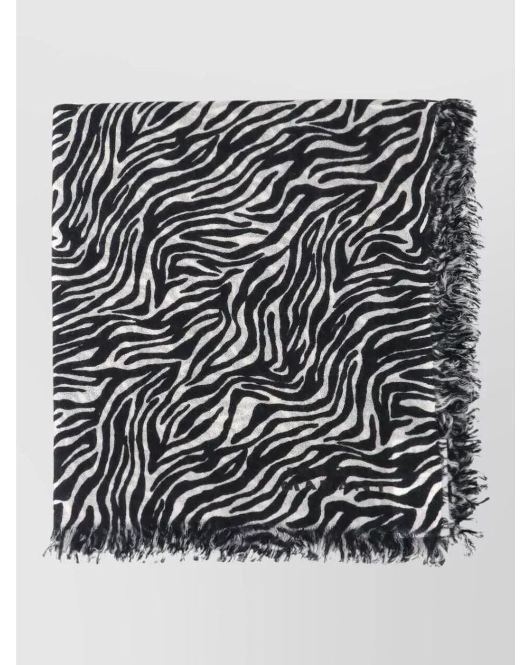Isabel Marant Black Cashmere Wool Scarf