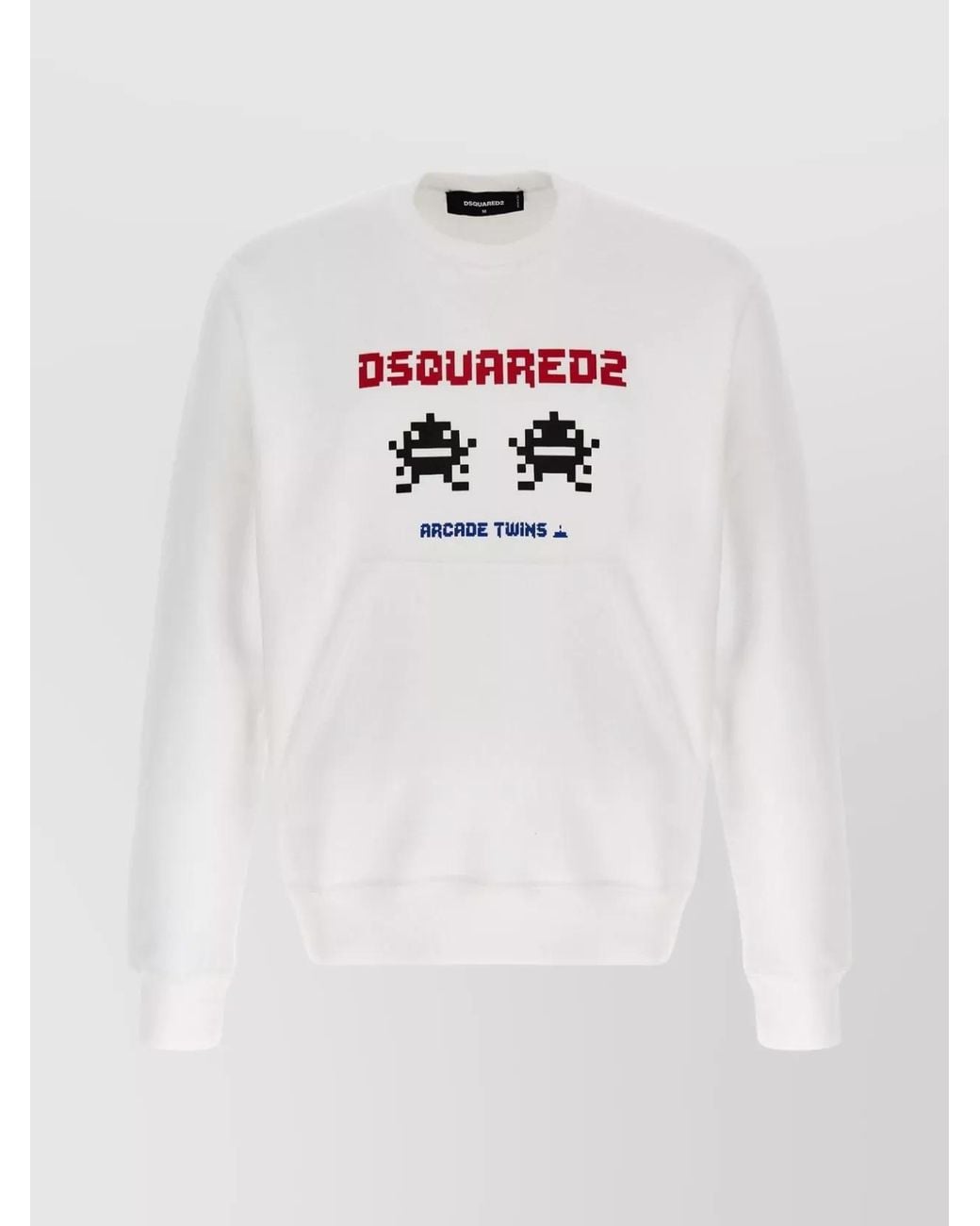 DSquared² White Logo Print Regular-Fit Sweatshirt for men