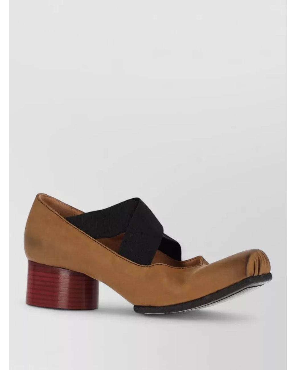 Uma Wang Brown Leather High Heel Pumps