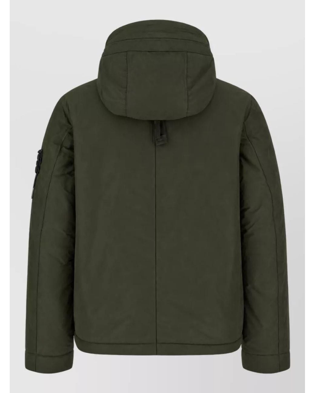 Stone Island Green Padded Coat for men