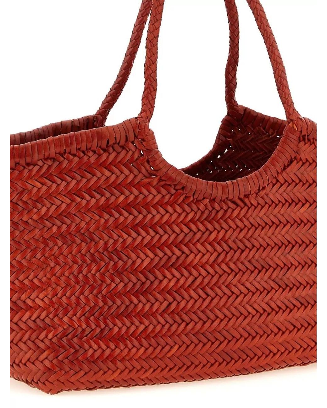 Dragon Diffusion Nantucket Large Woven Shoulder Tote Bag in Red | Lyst UK