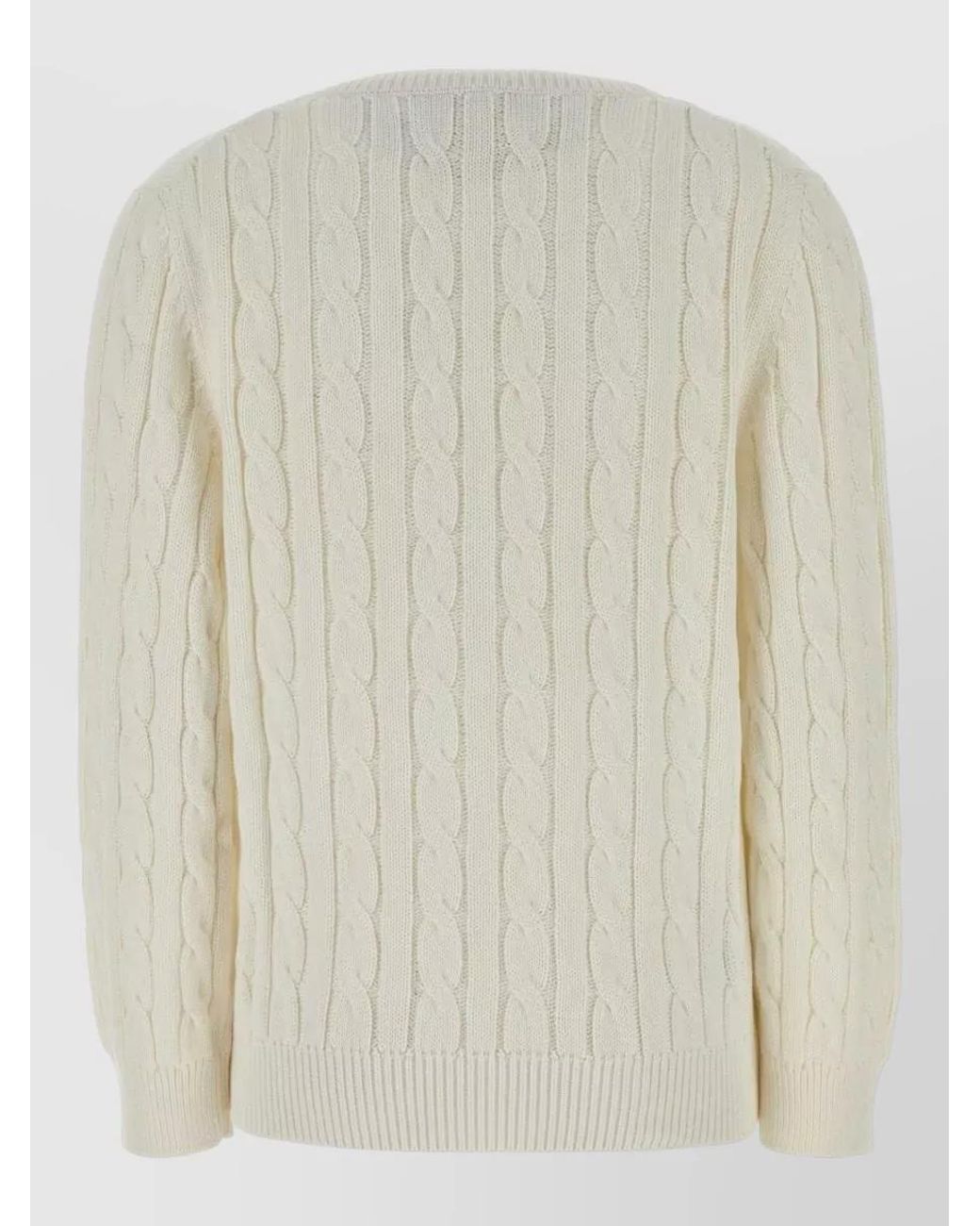 Prada Natural Cotton Sweatshirt