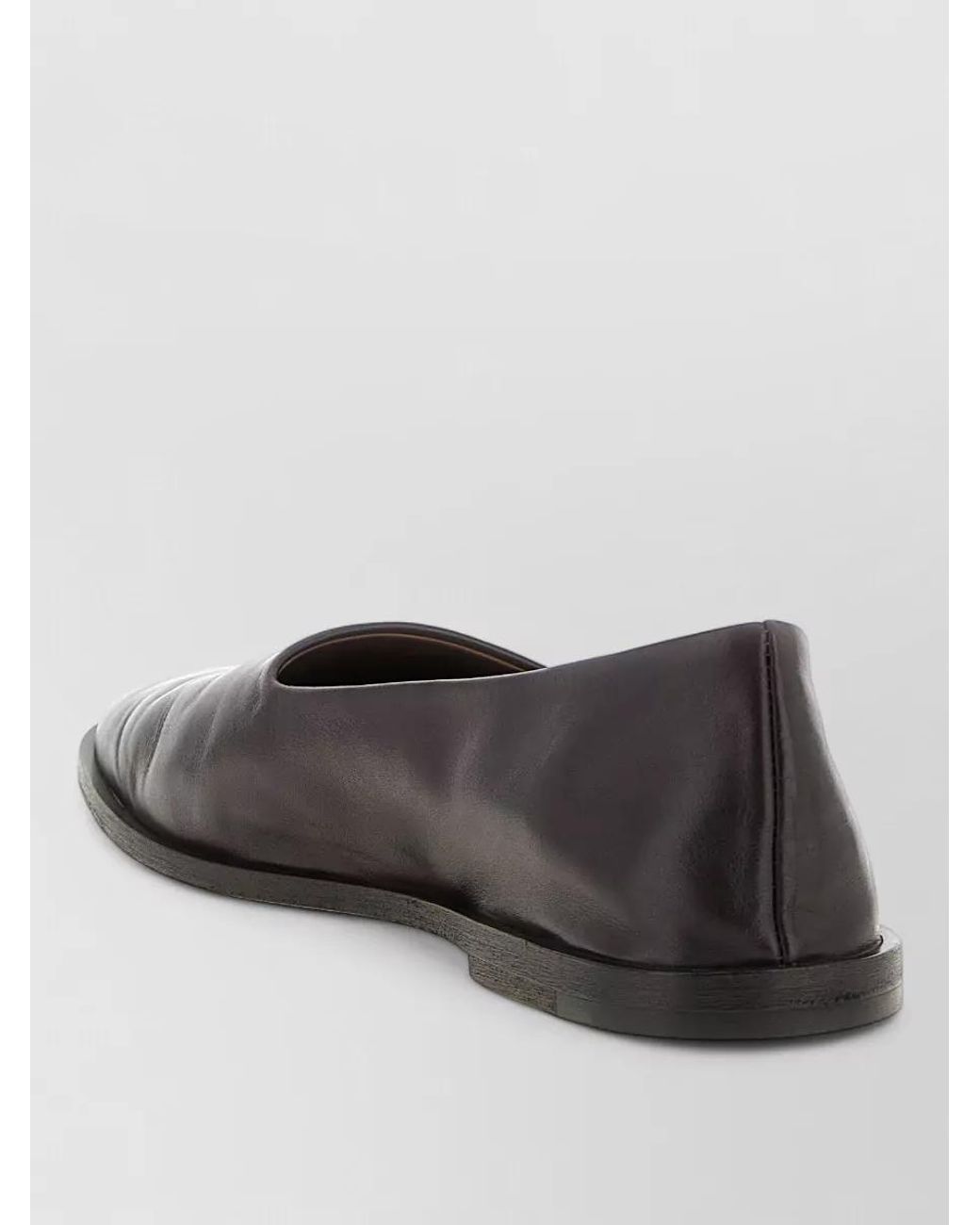 Marsèll Brown Leather Slip-On Loafers