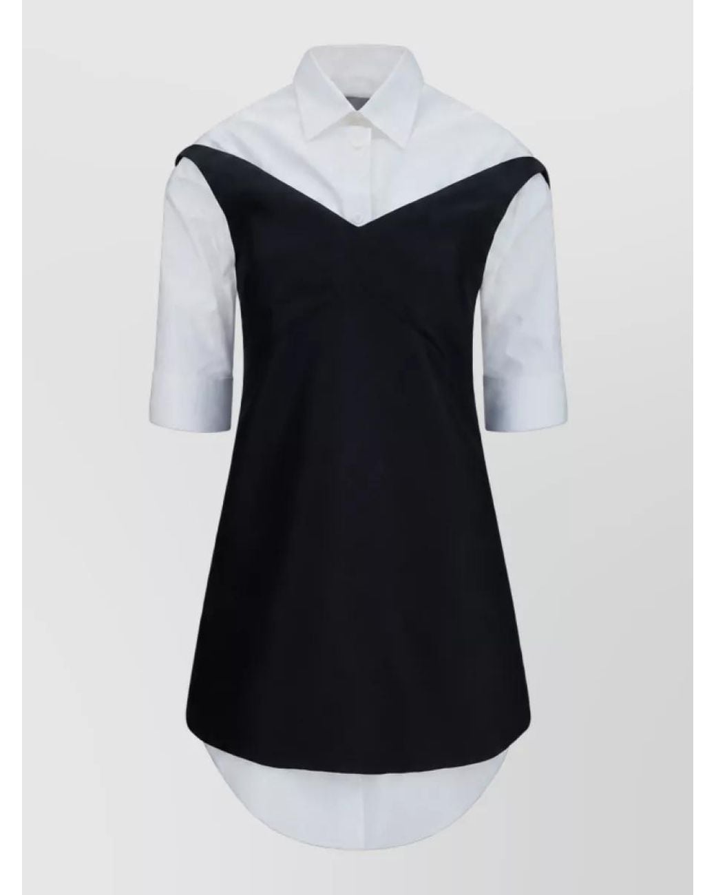 Balenciaga Black Wool Mini Dress