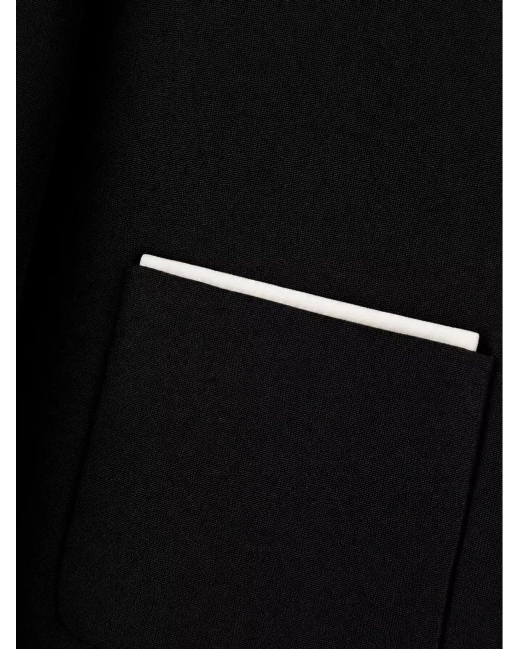 Tom Ford Black Silk Wool Slim-Fit Collarless Suit Jacket