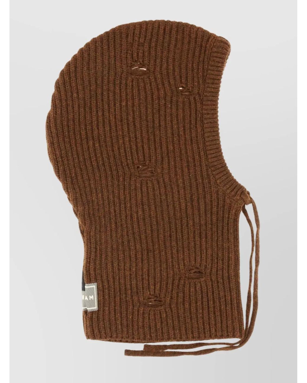 MM6 by Maison Margiela Brown Drawstring Hood