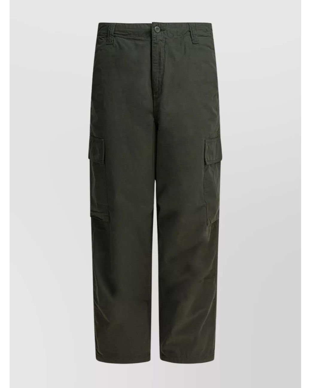 Carhartt Green Cotton Cargo Pants for men