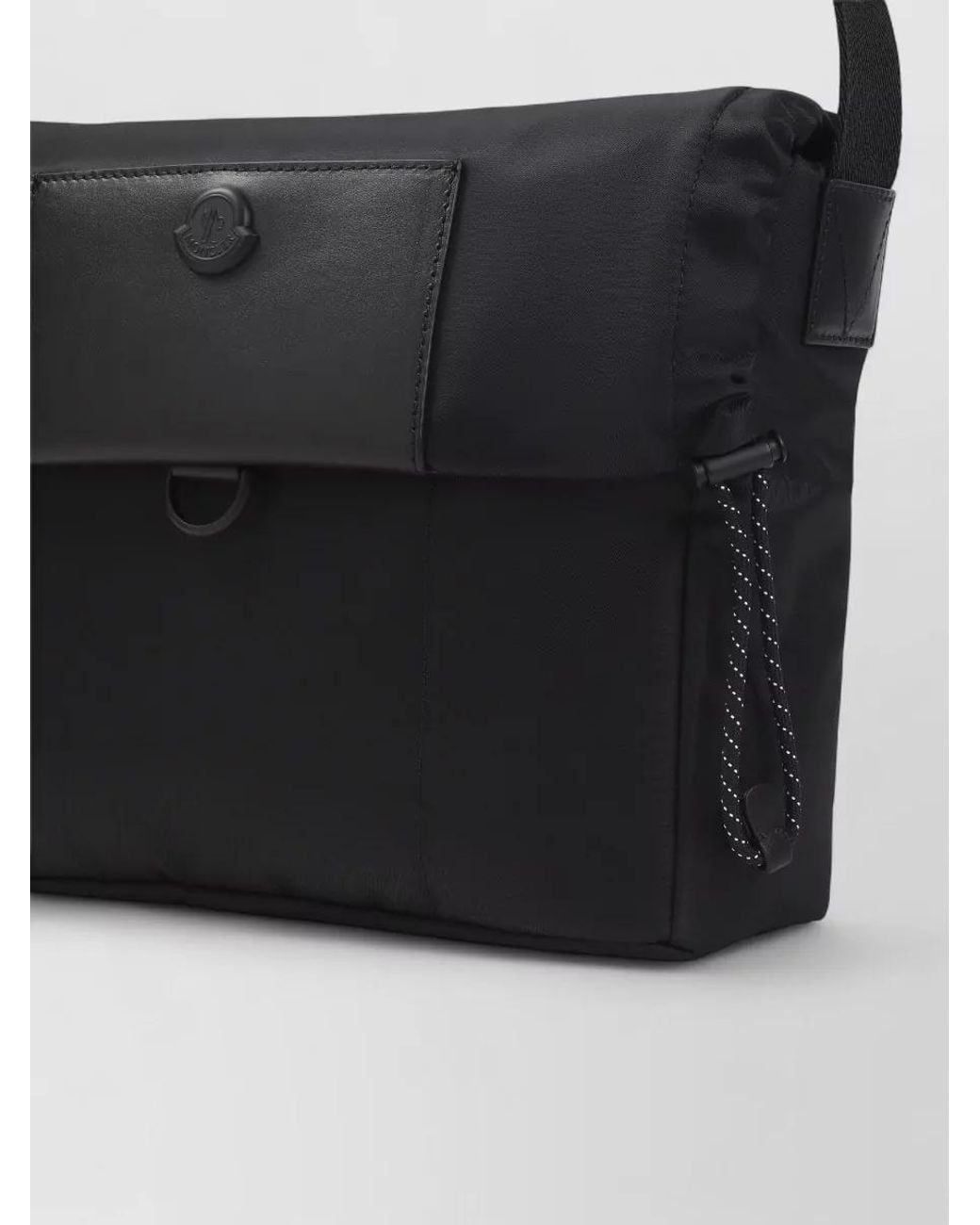 Moncler Black Nylon Crossbody Bag for men