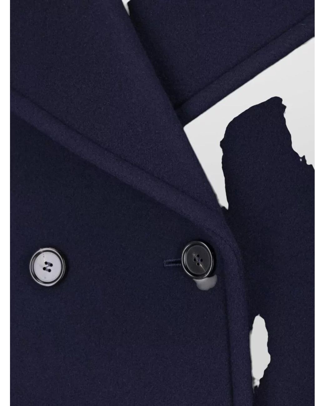 Chloé Blue Double-Breasted Coat