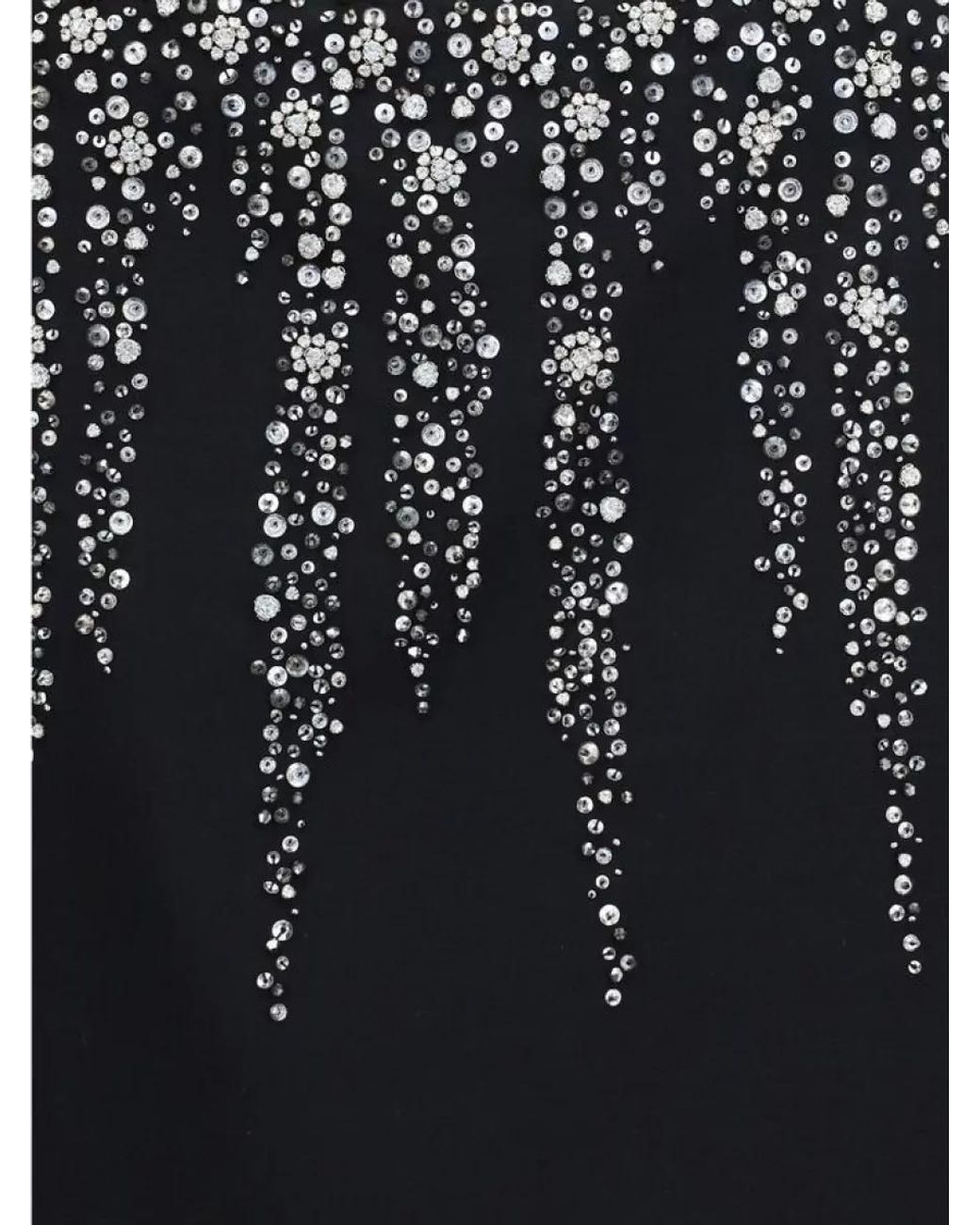 Valentino Garavani Black Wool Cocktail Mini Dress