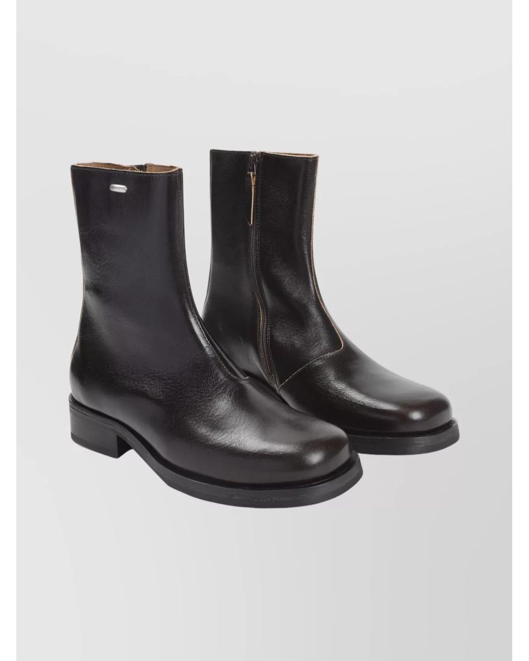 Our Legacy Black Leather Ankle Boots for men