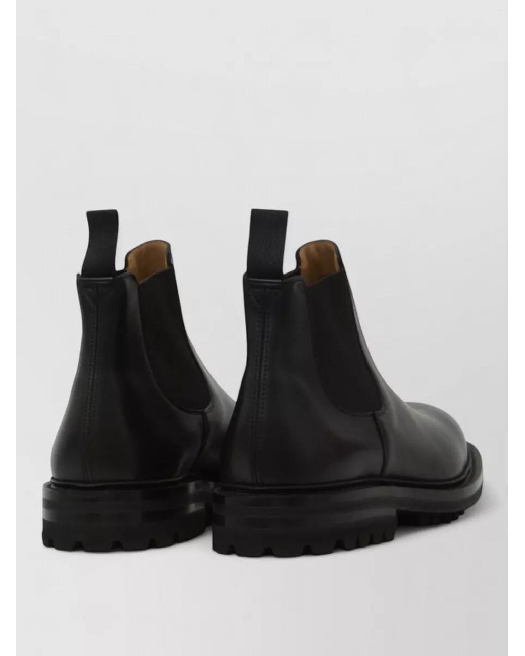 Church's Black Calfskin Leather Chelsea Boots for men