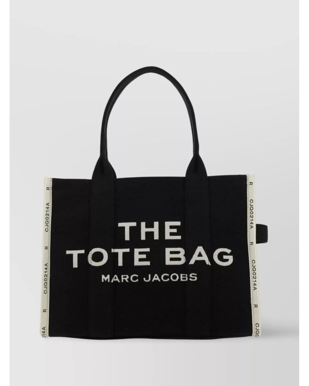Marc Jacobs Black The Tote Bag Large Canvas Tote Bag