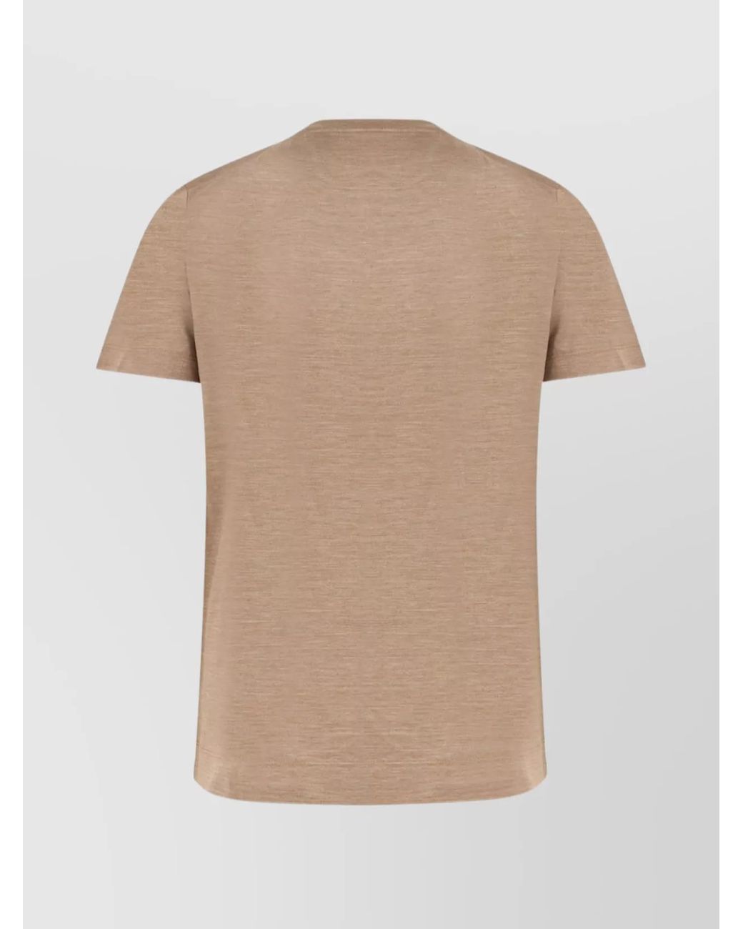 Boss Natural Silk And Cotton Short Sleeve T-Shirt for men