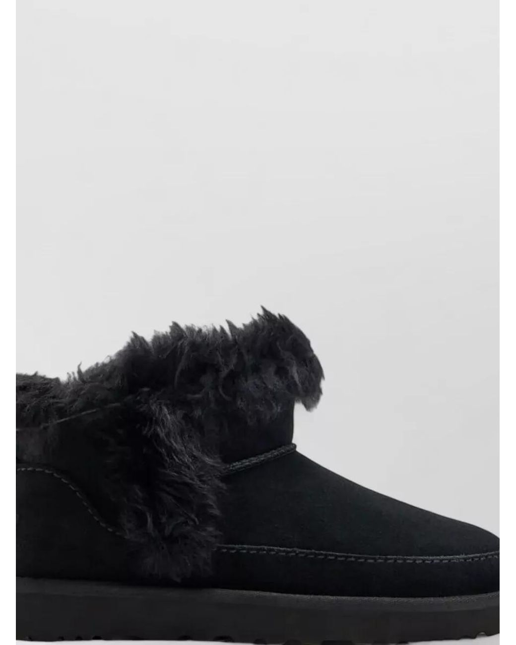 Ugg Black Leather Slippers