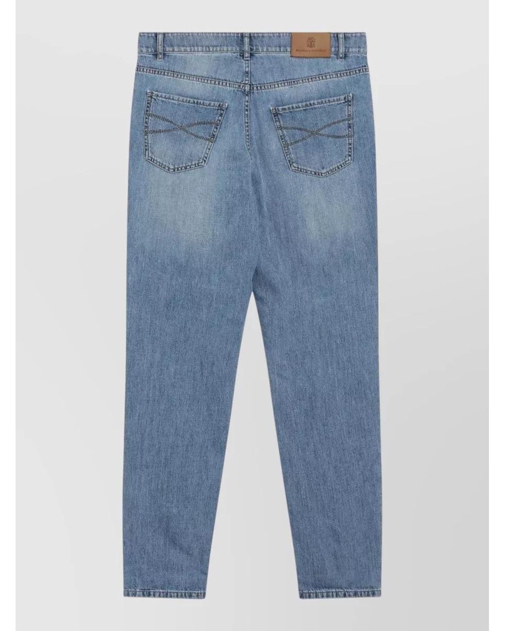 Brunello Cucinelli Blue Denim Jeans for men