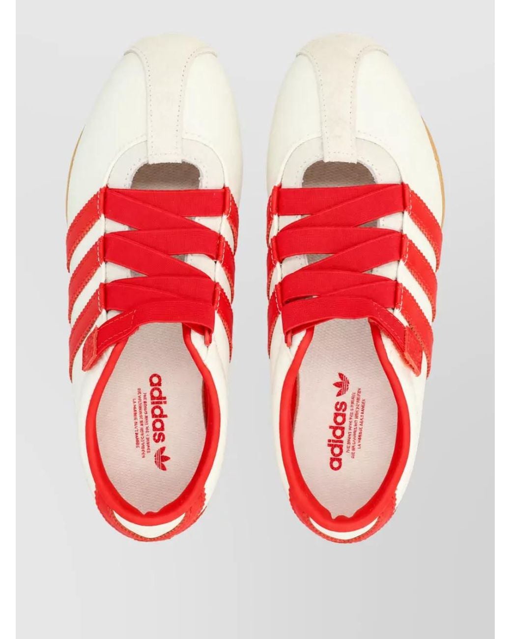 Adidas Originals Red Textile Mary Jane Sneakers