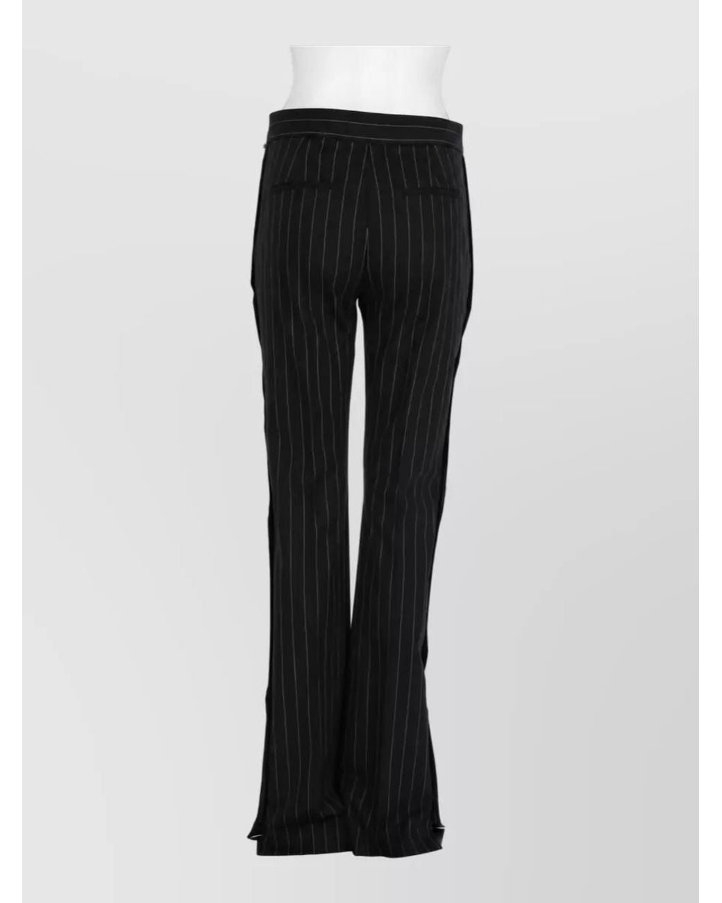 Sportmax Black Tailored Suit Trousers