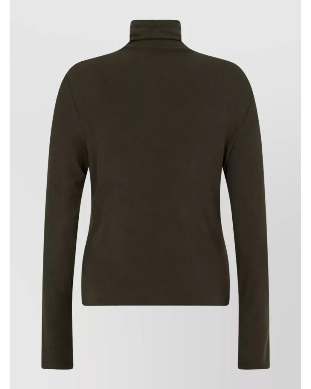Vince Green High-Neck Long-Sleeve Top