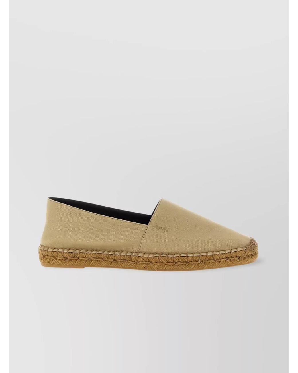 Saint Laurent Brown Cotton Espadrilles for men