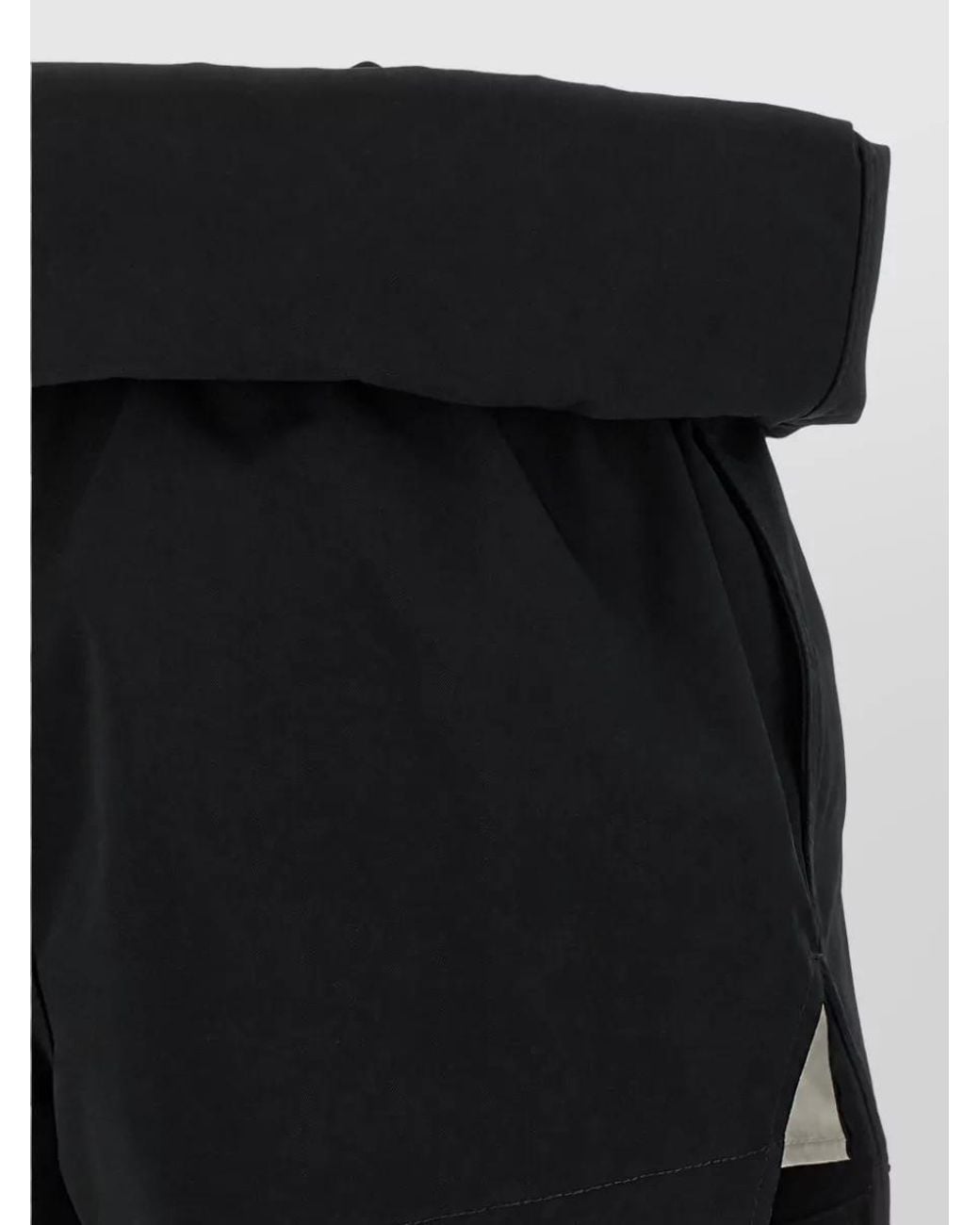 Rick Owens Black High-Rise Mid-Length Shorts