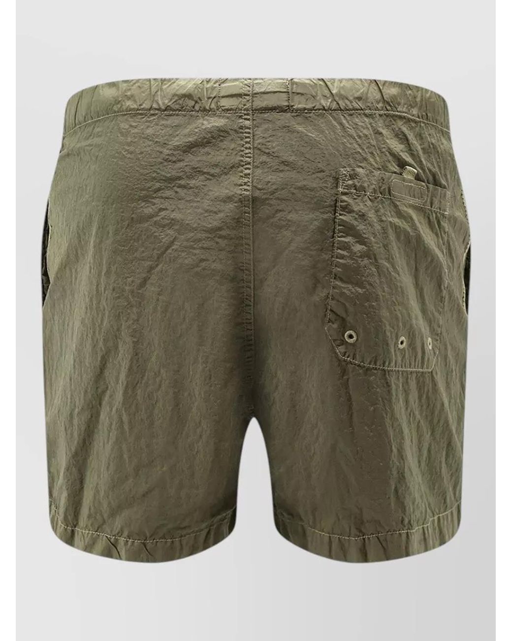 Stone Island Green Nylon Slim-Fit Swim Shorts for men