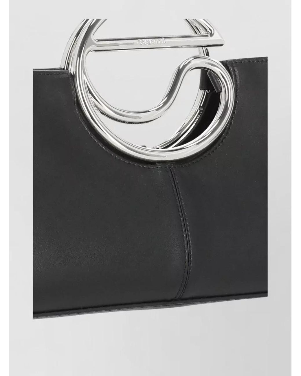Coperni Gray C Purse Leather Shoulder Bag