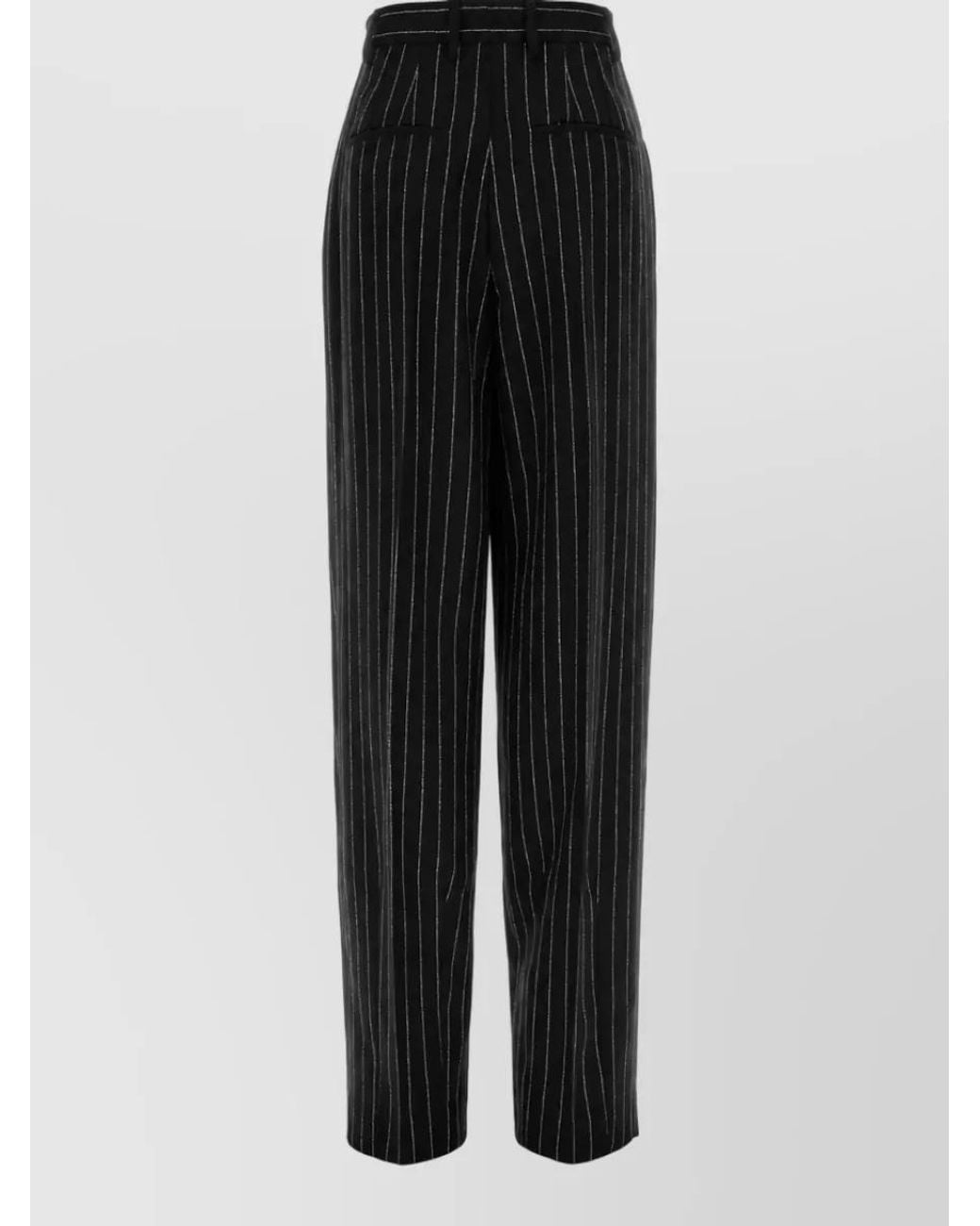 Dolce & Gabbana Black Wool Suit Trousers