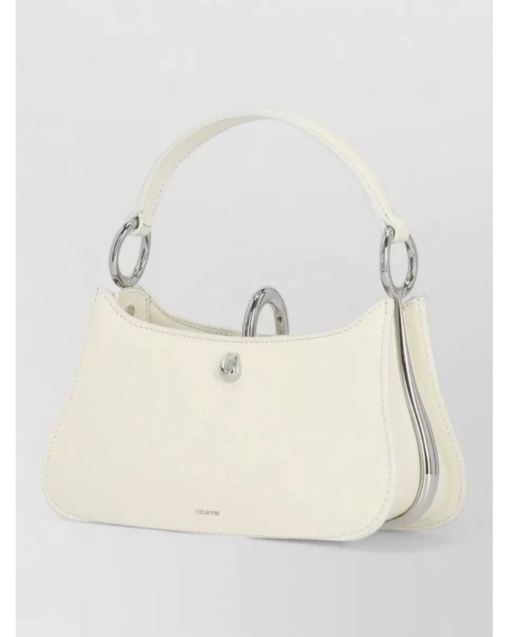 Rabanne Natural Hand Leather Shoulder Bag