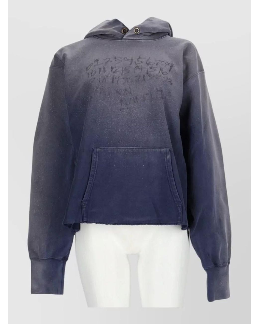 Maison Margiela Blue Printed Cotton Jacket