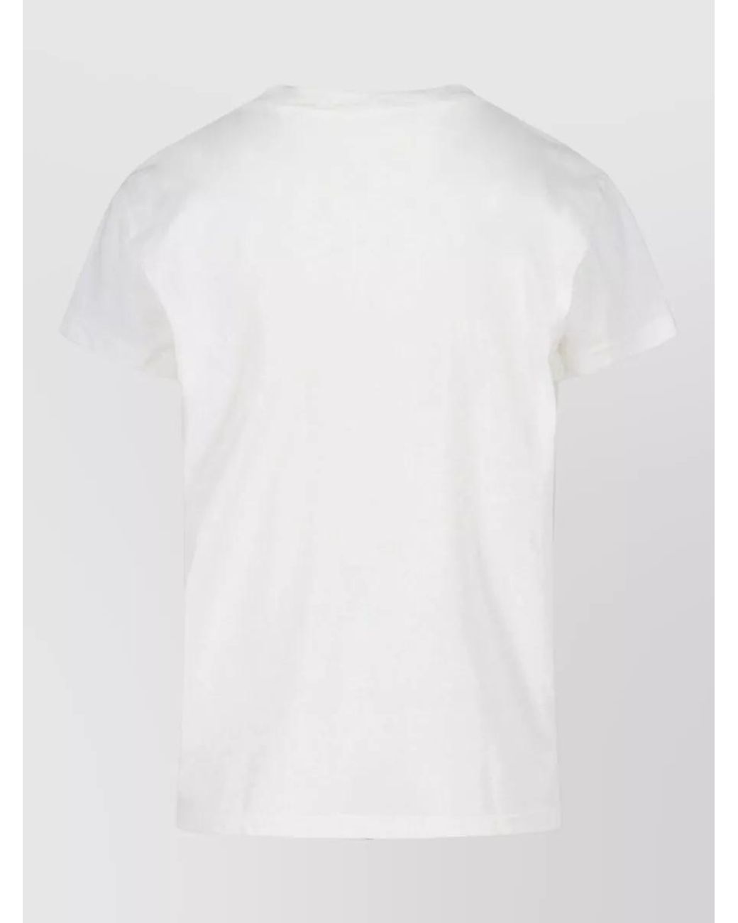 Mother White Cotton Short-Sleeve T-Shirt