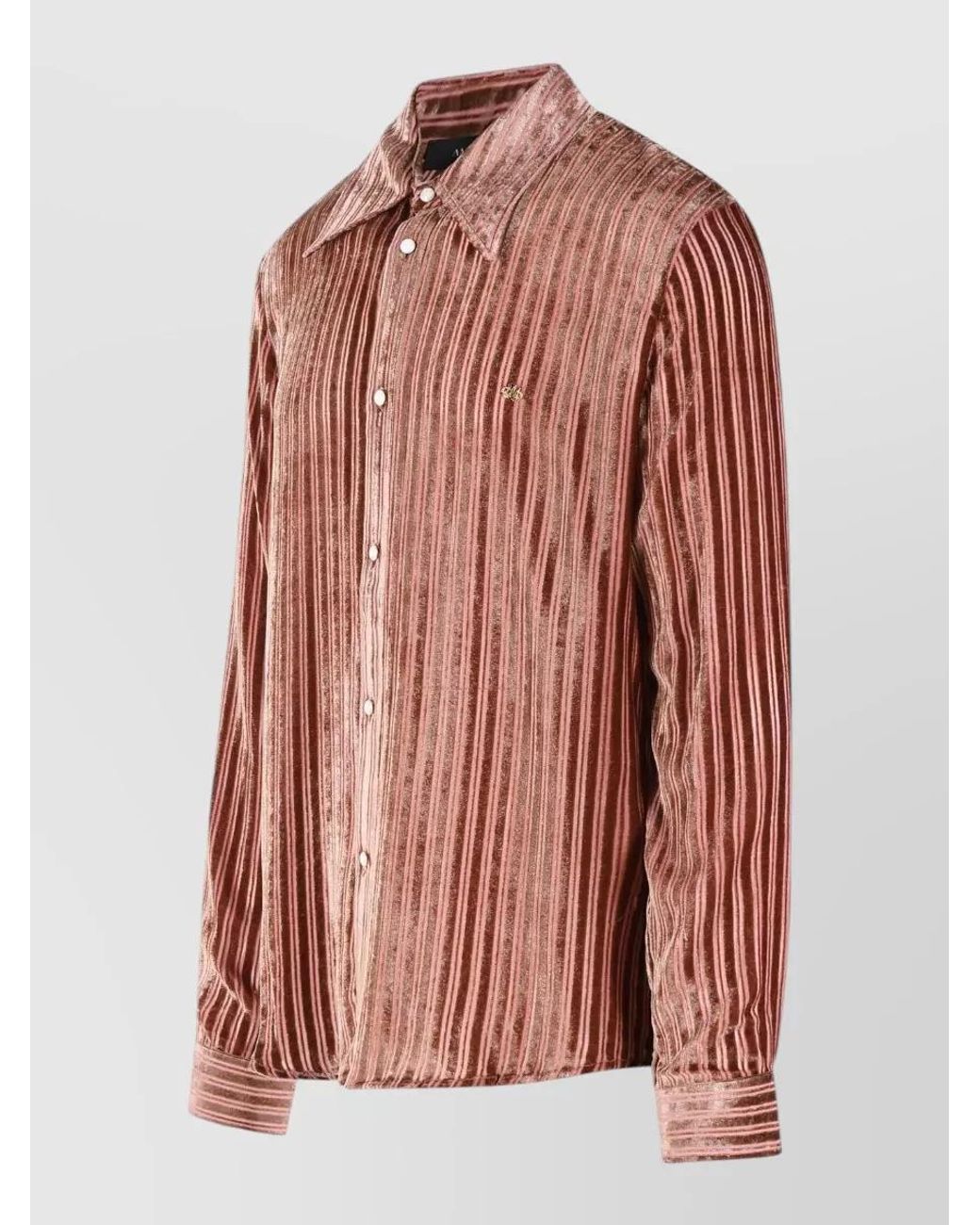 Amiri Pink Silk Shirt for men