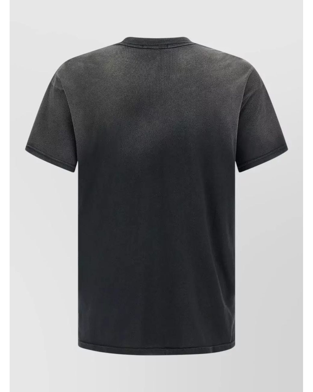 Willy Chavarria Black Cotton Printed Crew-Neck Short-Sleeve T-Shirt for men