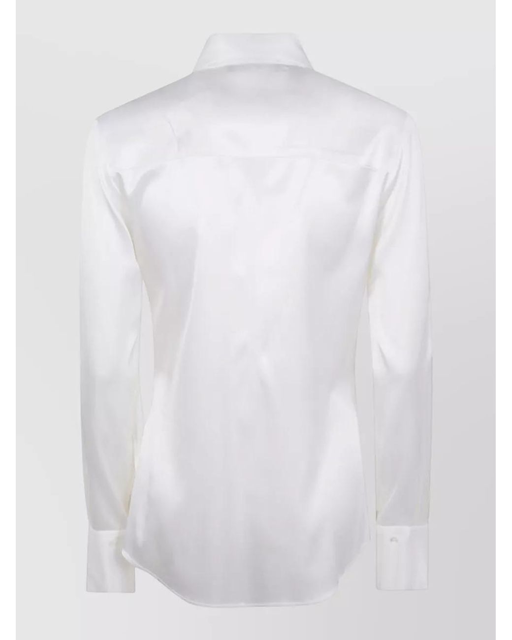 DR. HOPE White Silk Shirt