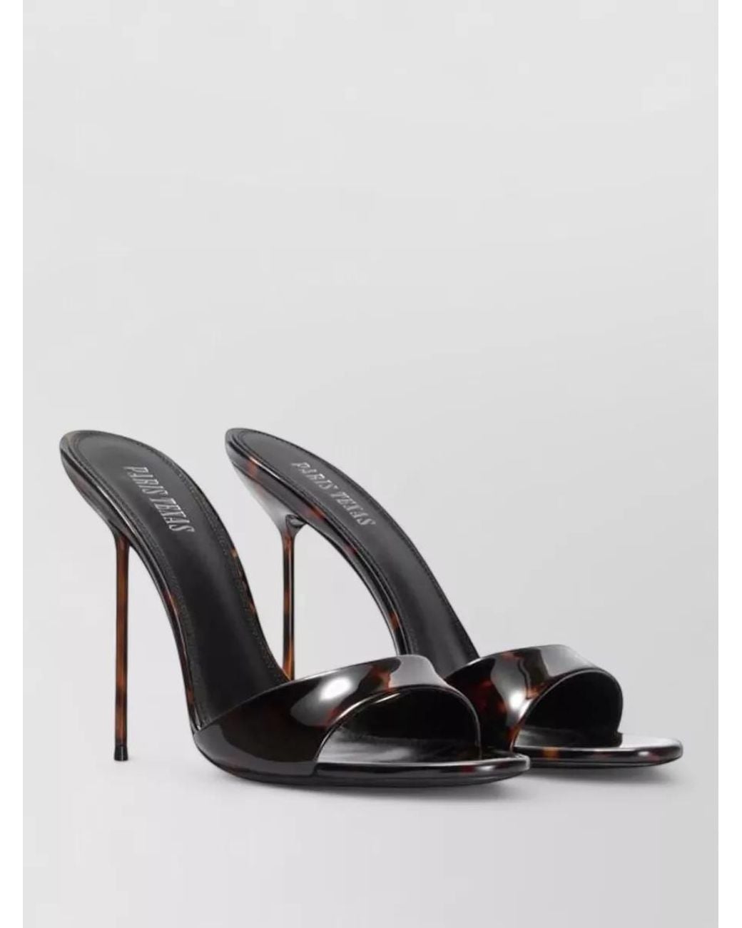 Paris Texas Multicolor Patent Leather Mules