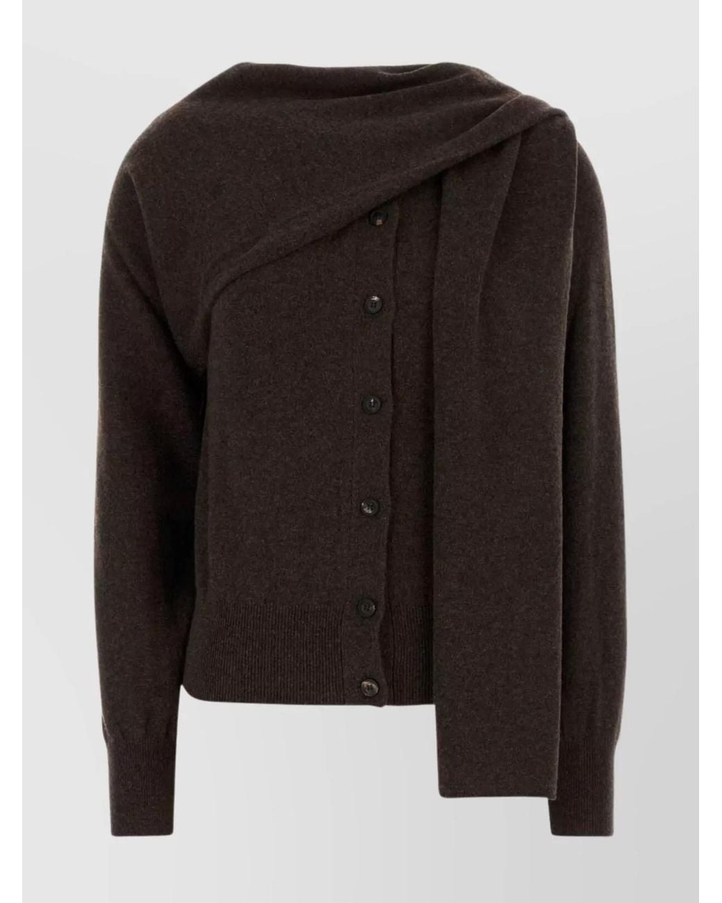 Ferragamo Black Cashmere Cardigan