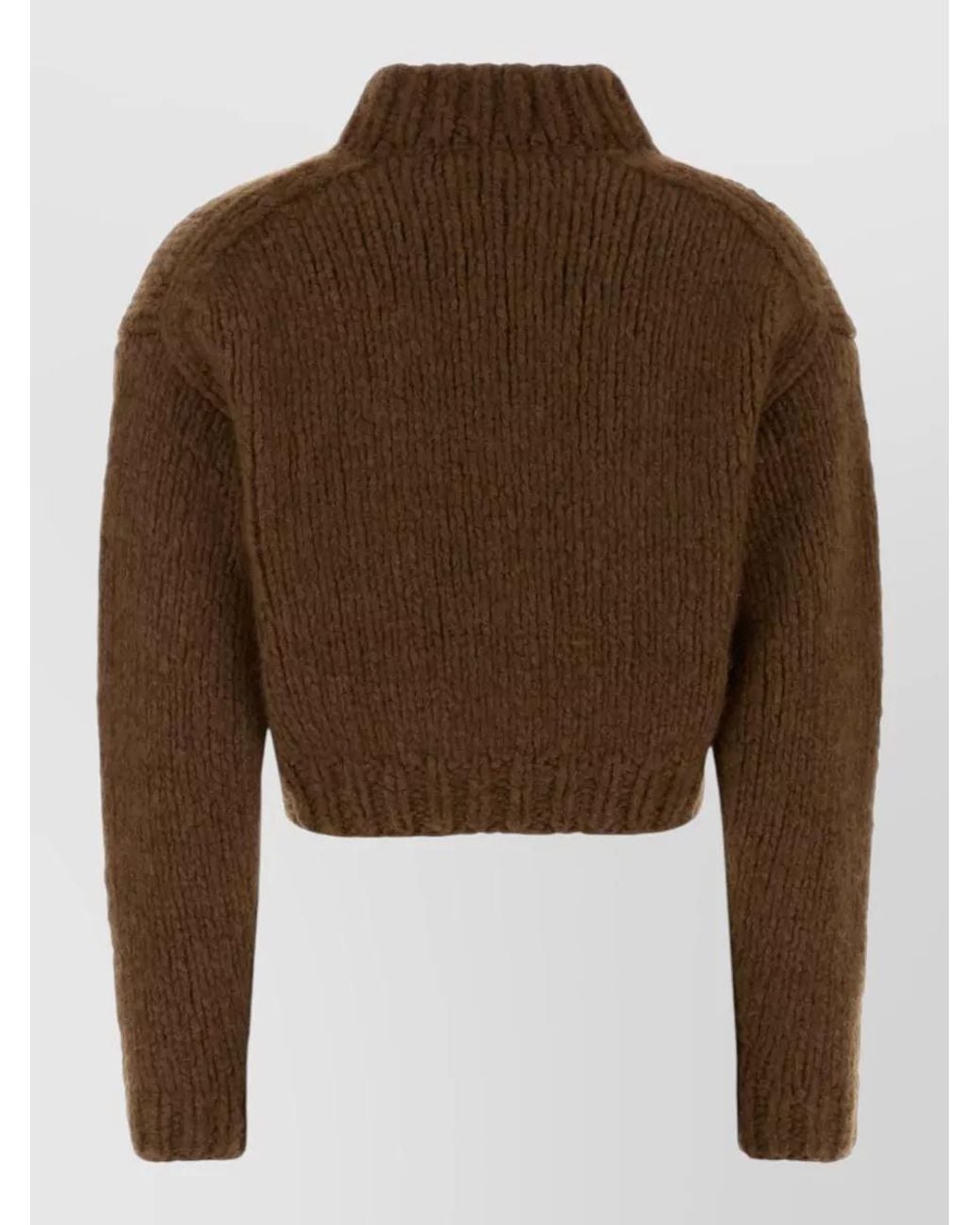 Miu Miu Brown Cashmere Cardigan