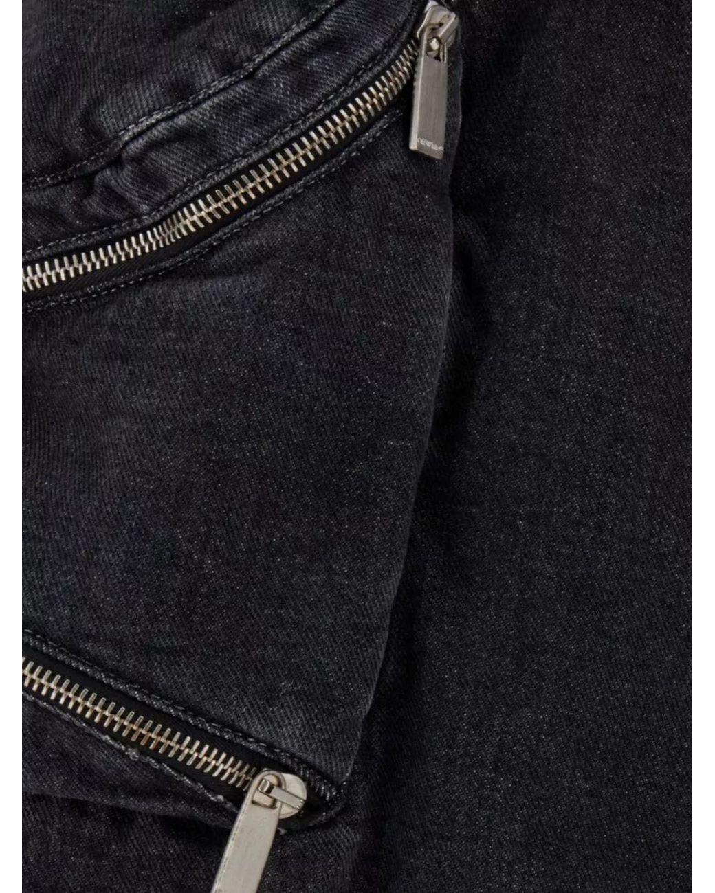 Off-White c/o Virgil Abloh Blue Denim Cargo Jeans for men