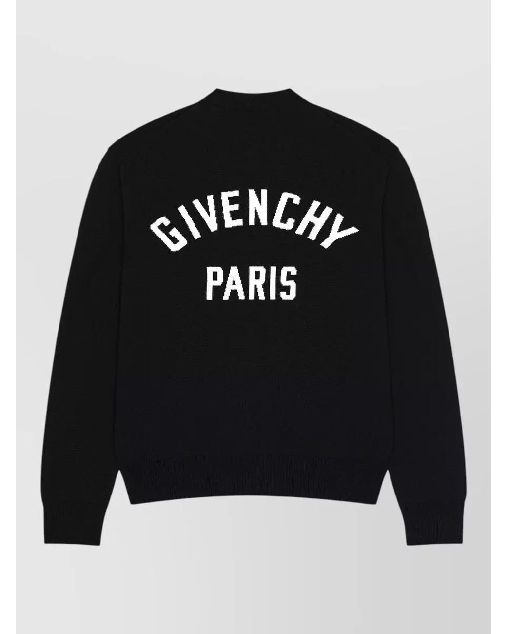Givenchy Black Fine-Knit V-Neck Cardigan for men