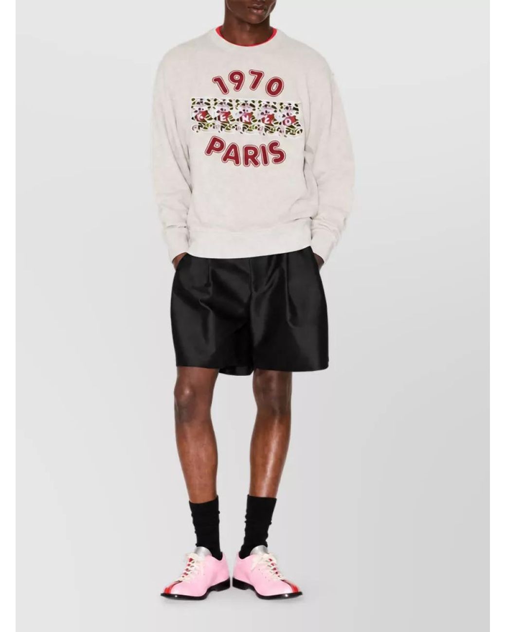 KENZO Gray Cotton Sweatshirt for men