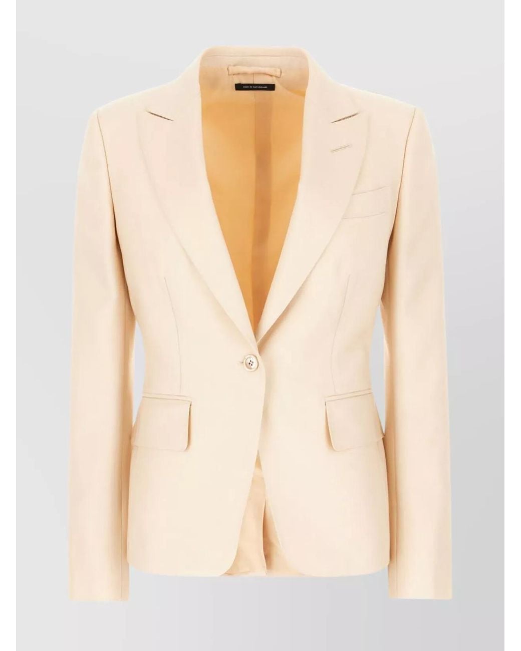Tom Ford Natural Wool Blend Blazer