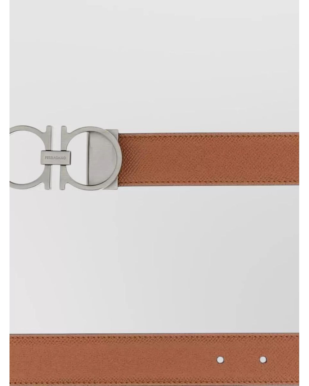Ferragamo Multicolor Calf Leather Reversible Belt for men