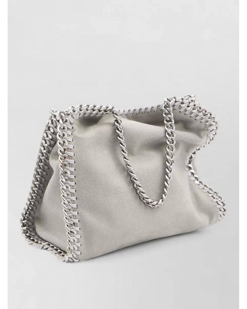 Stella McCartney Gray Falabella Mini Shoulder Bag