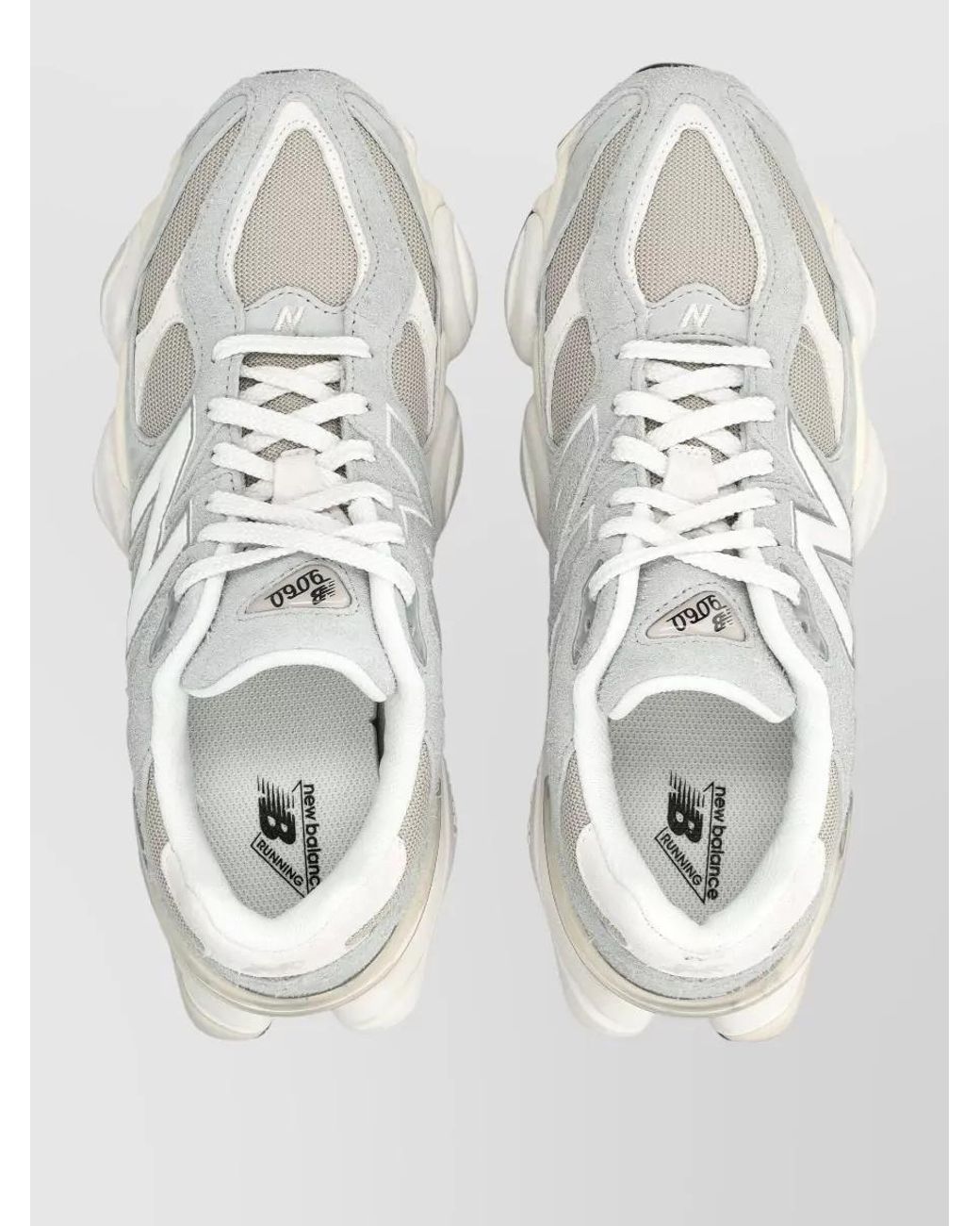 New Balance White Synthetic Low-Top Sneakers