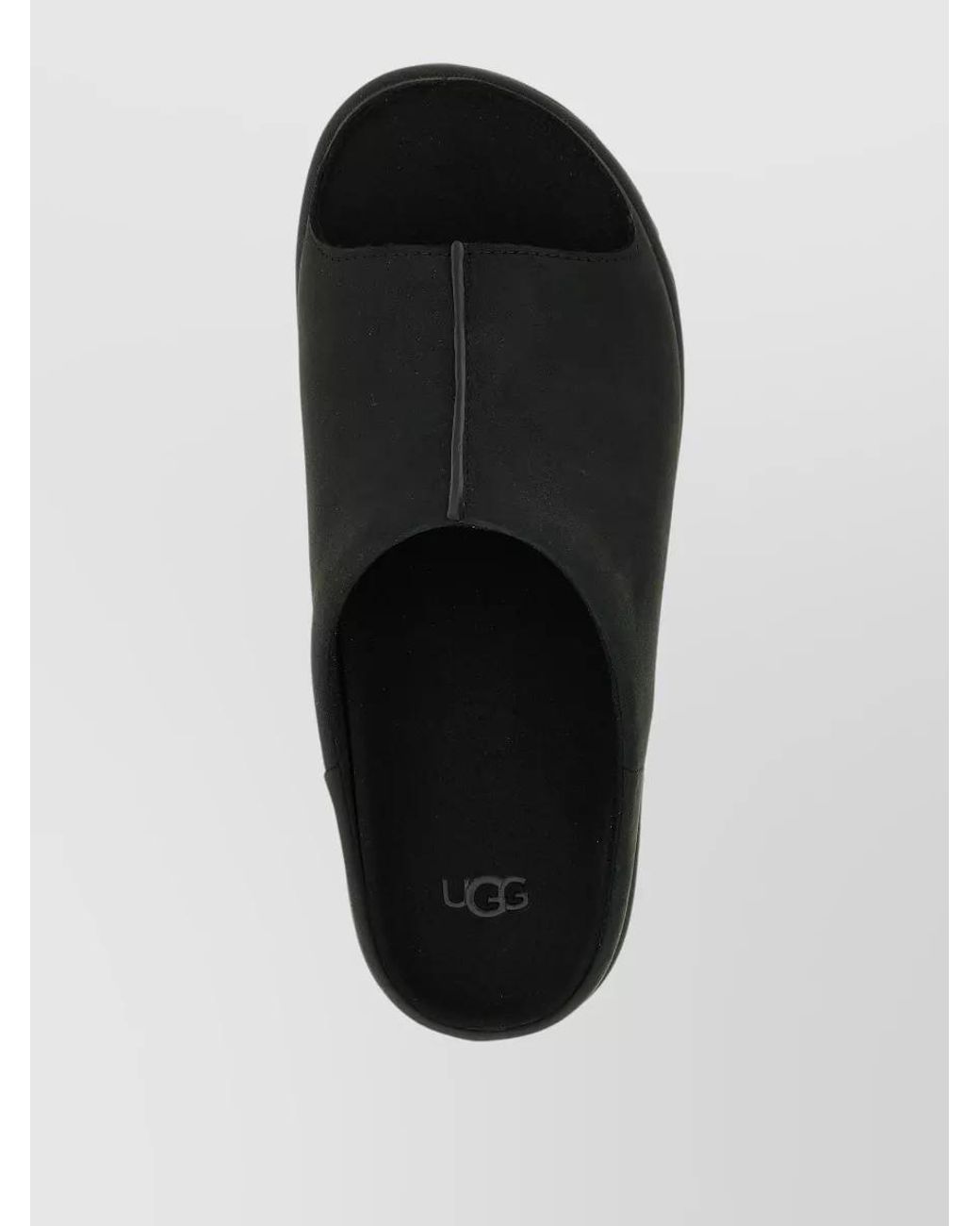 Ugg Black Leather Otzo Slides for men