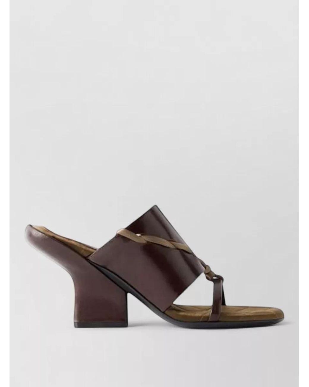 Dries Van Noten Black Leather Slippers
