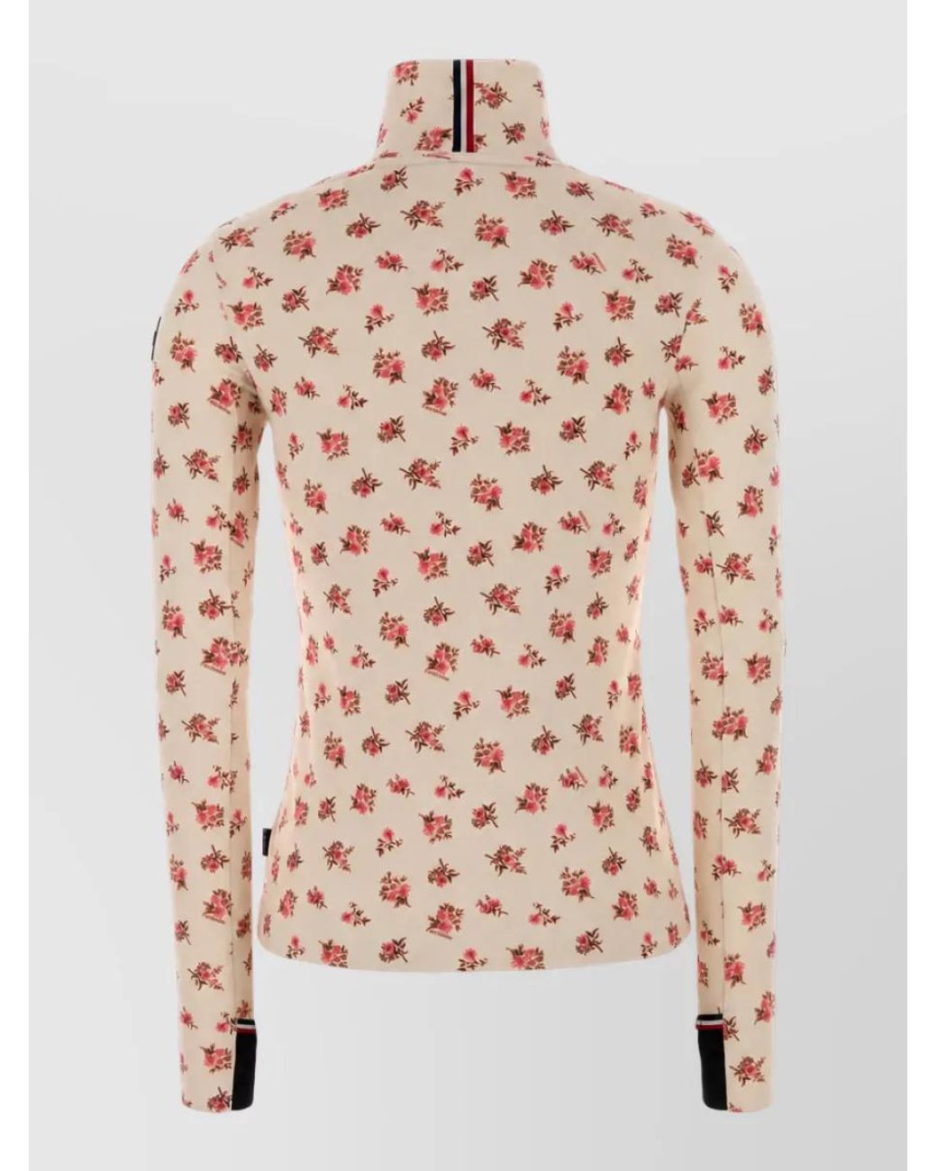 Moncler Pink Printed Stretch T-Shirt