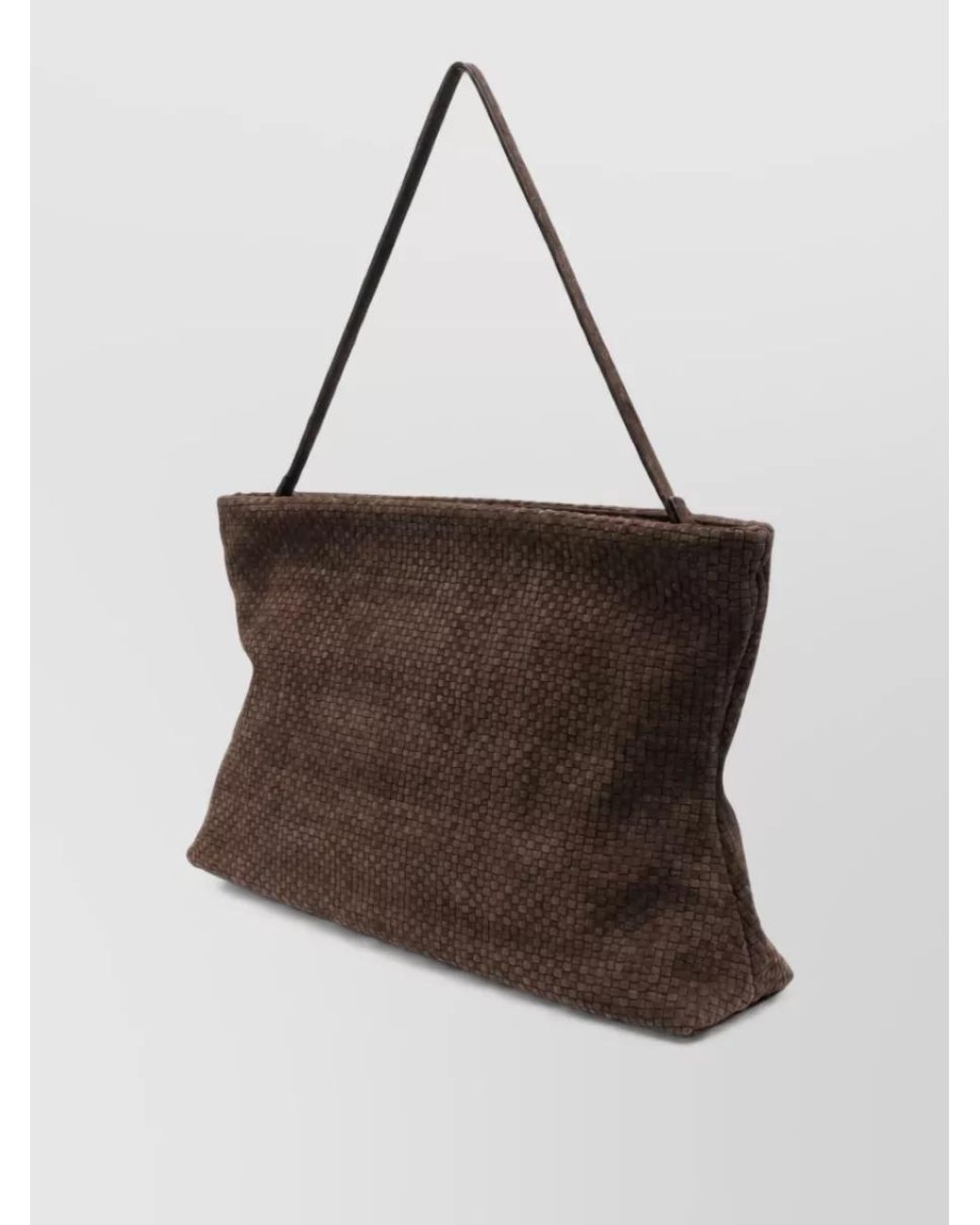 Marsèll Brown Braided Leather Pochette Bag