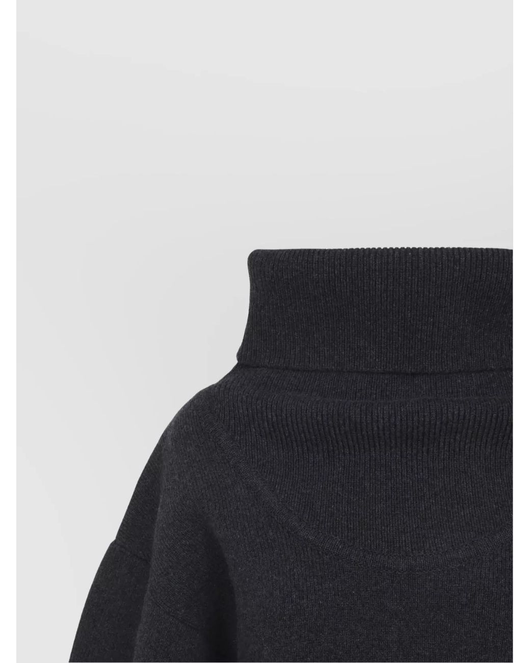 Jacquemus Blue Cashmere-Blend Ribbed Relaxed-Fit Turtleneck Jumper